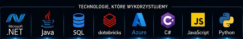 Pasek technologii z grafiki itosys.pl